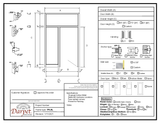 Transom with Left Side Lite Frame - Model#TFLSL