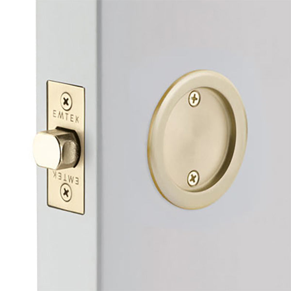 Pocket Door Pull with Lock