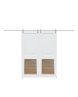 Carrara Barn with Louver Insert