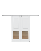 Carrara Barn with Louver Insert
