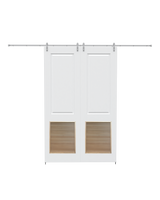 Carrara Barn with Louver Insert