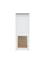 Carrara Prehung with Louver Insert