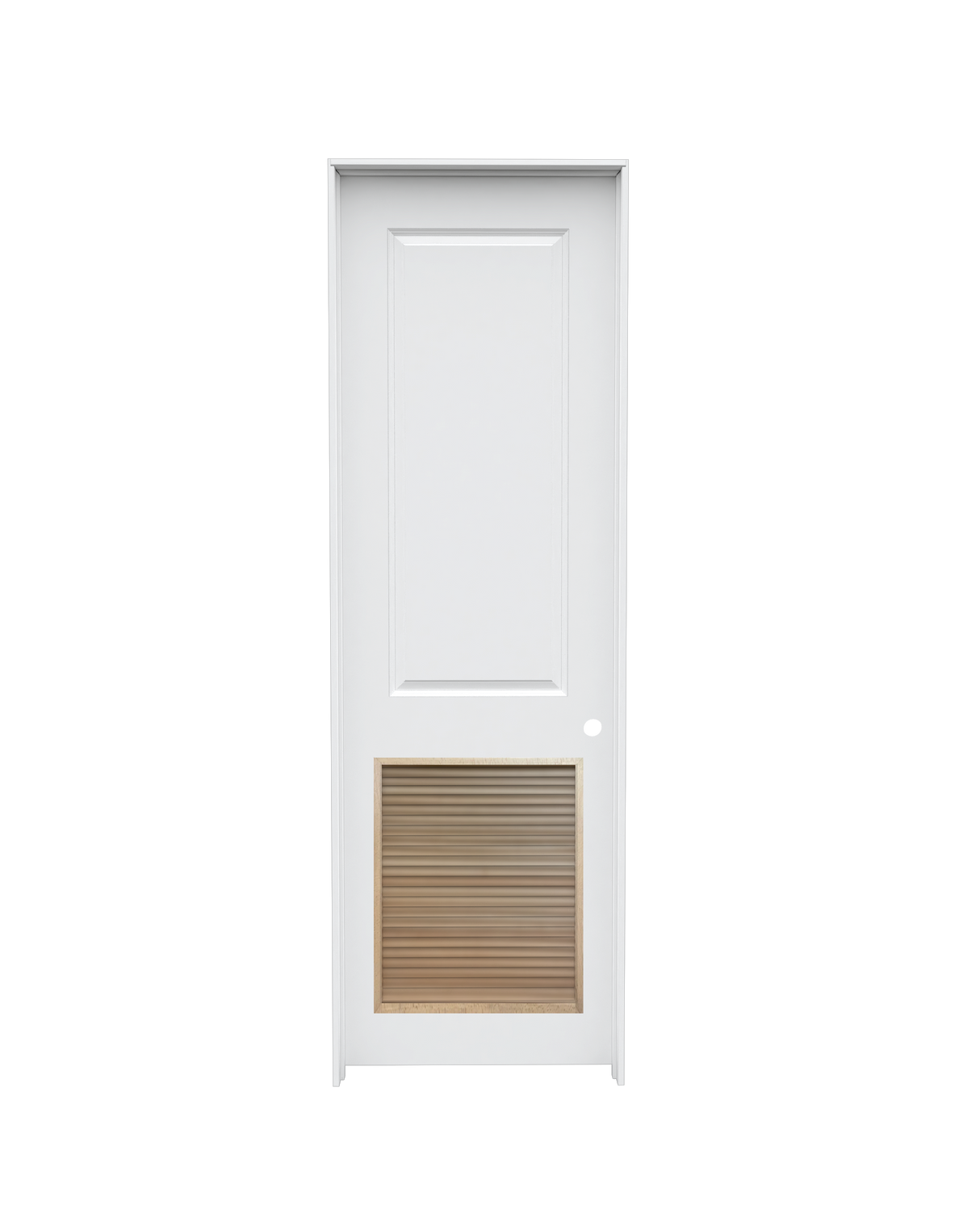 Carrara Prehung with Louver Insert