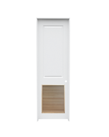 Carrara Prehung with Louver Insert