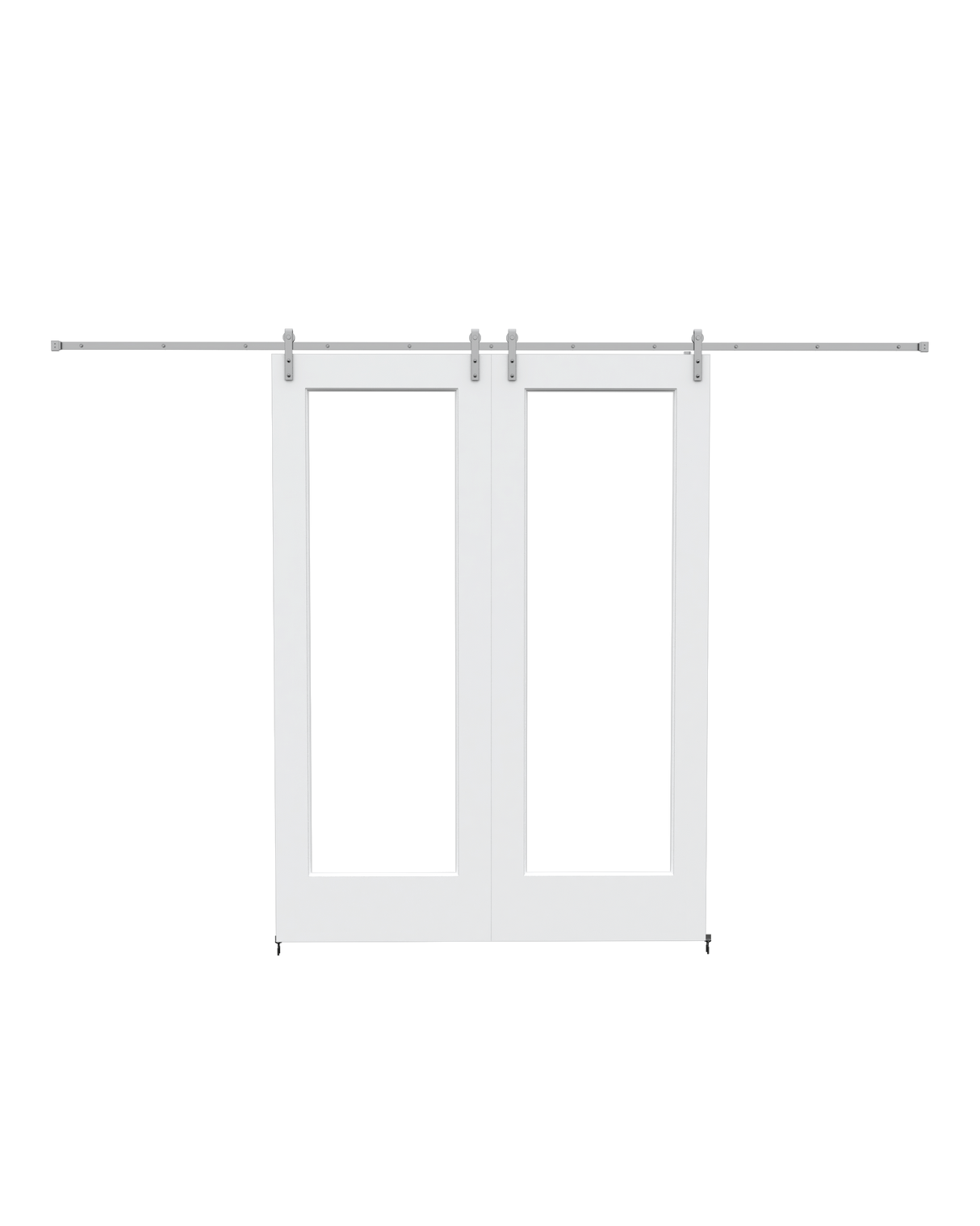 Clear Glass French (1 Lite) Barn