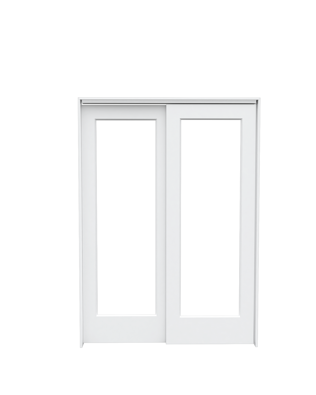 Clear Glass French (1 Lite) Bypass