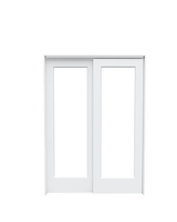 Clear Glass French (1 Lite) Bypass
