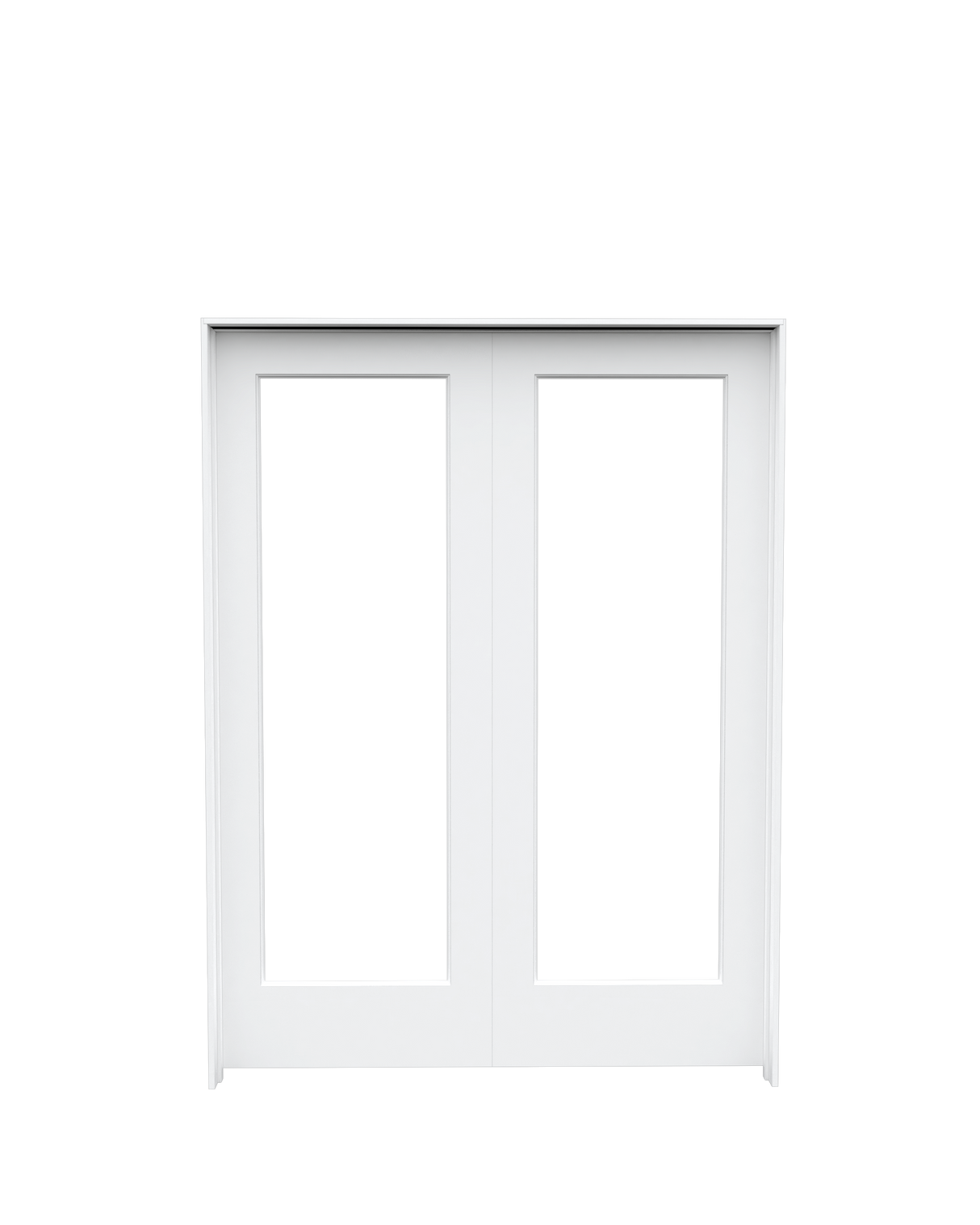 Clear Glass French (1 Lite) Double