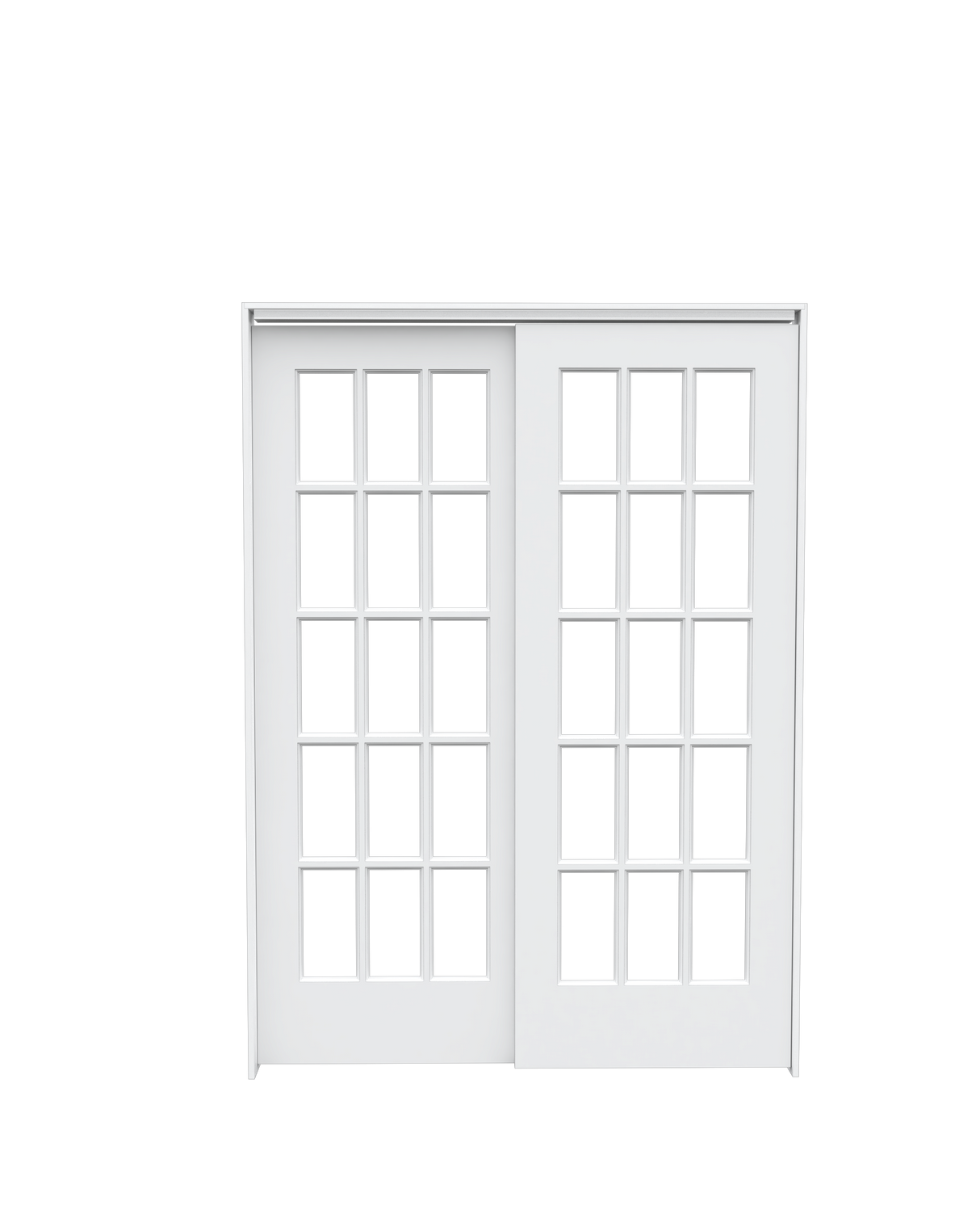 Clear Glass French (15 Lite) Bypass