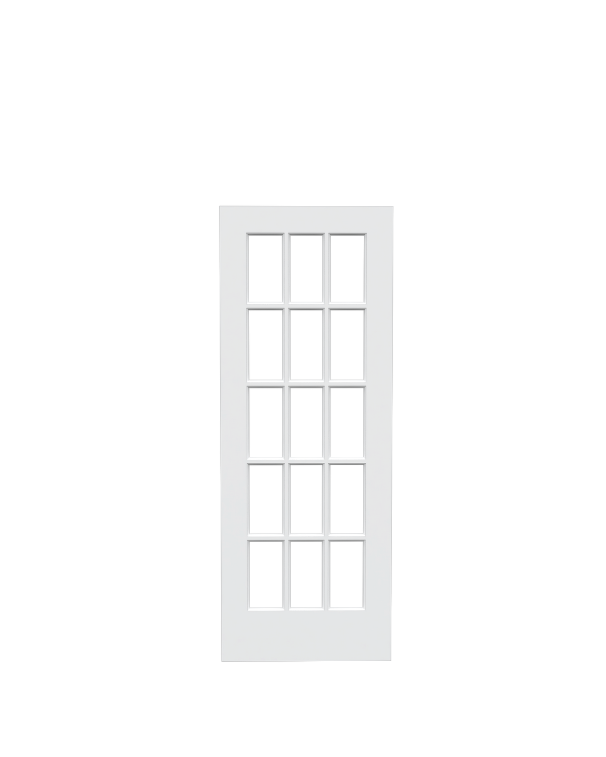 Clear Glass French (15 Lite) Slab