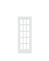 Clear Glass French (15 Lite) Slab