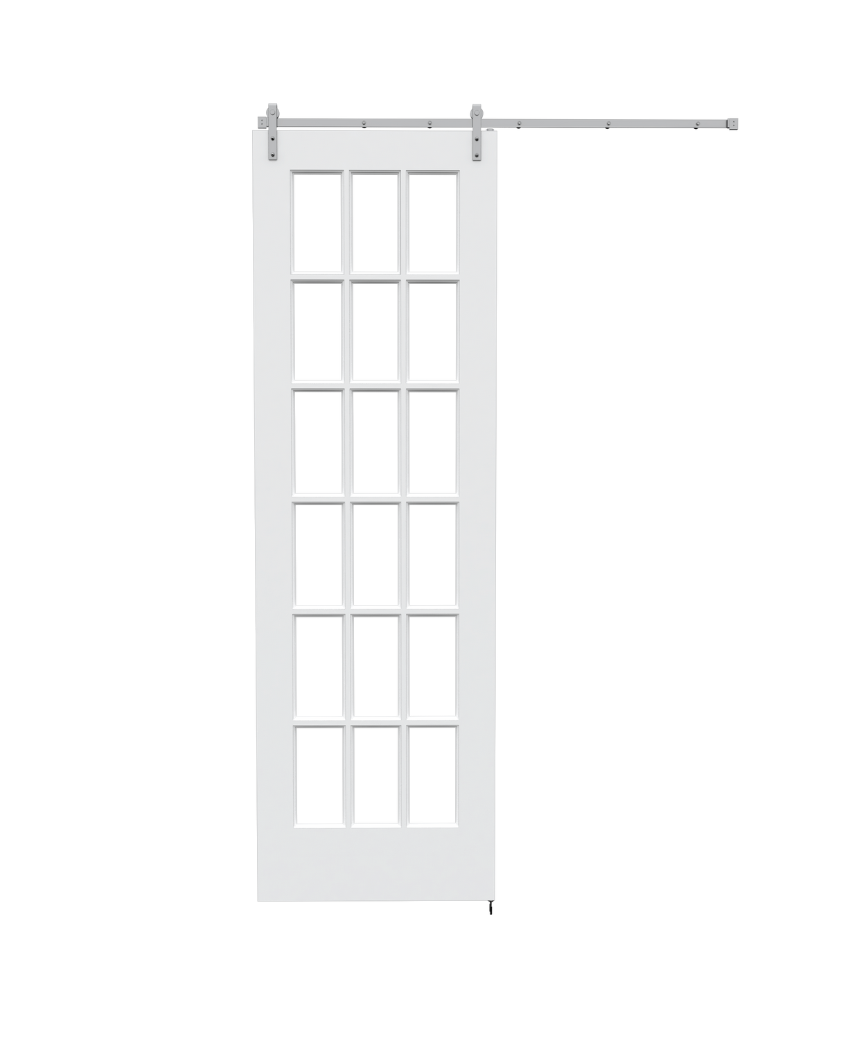 Clear Glass Poplar (18 Lite) Barn