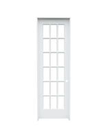 Clear Glass Poplar (18 Lite) Prehung