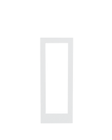Clear Glass Shaker (1 Lite) Slab