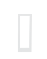 Clear Glass Shaker (1 Lite) Slab