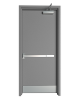 Flush Hollow Metal Double Door