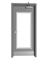 Hollow Metal Door with Full Lite