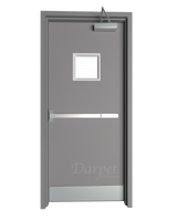 Hollow Metal Door with Vision Vision Lite