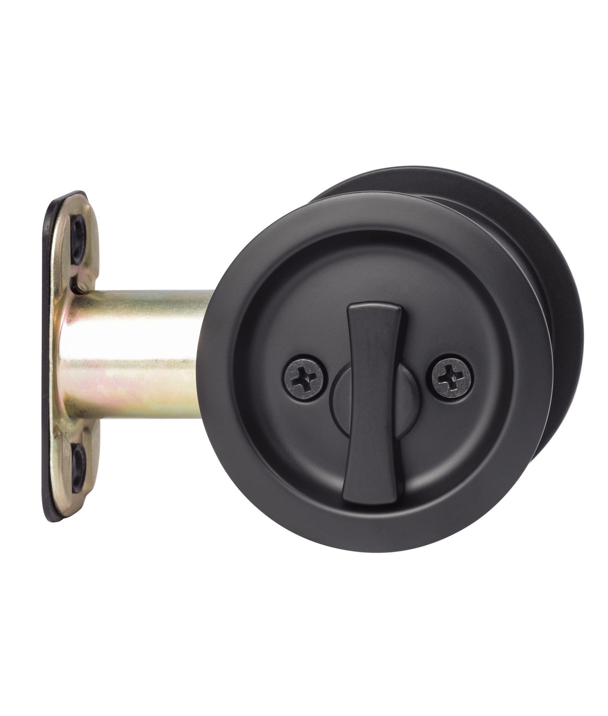 Pocket Door Pull with Lock