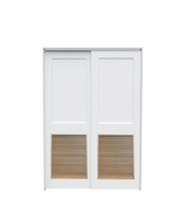 Flat Shaker (2 Panel) Bypass with Louver Insert