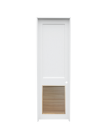 Flat Shaker (2 Panel) Prehung with Louver Insert