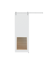Flush Barn with Louver Insert