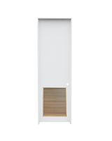 Flush Prehung with Louver Insert