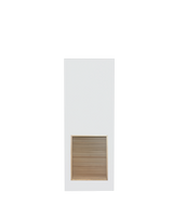 Flush Slab with Louver Insert