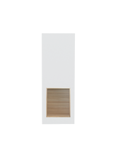 Flush Slab with Louver Insert