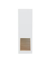 Flush Slab with Louver Insert