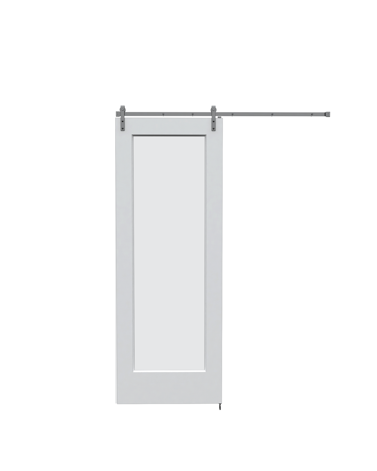 Frosted Glass French (1 Lite) Barn