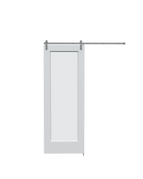 Frosted Glass French (1 Lite) Barn