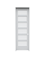 Frosted Poplar Shaker (6 Lite) Prehung