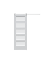 Laminated Glass Poplar Shaker (5 Lite) Barn