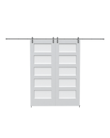 Laminated Glass Poplar Shaker (5 Lite) Barn