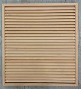 Flat Shaker (2 Panel) Prehung with Louver Insert