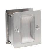 Square Pocket Door Pull with Lock