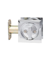 Square Pocket Door Pull with Lock
