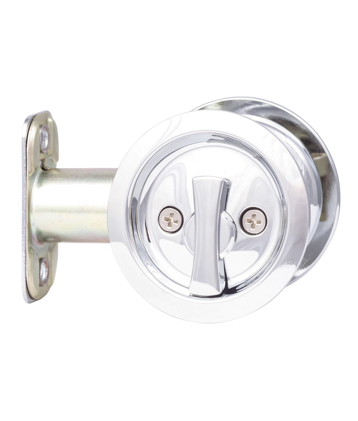 Pocket Door Pull with Lock