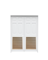 Smooth Double with Louver Insert
