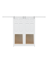 Smooth Barn with Louver Insert