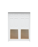 Smooth Double with Louver Insert