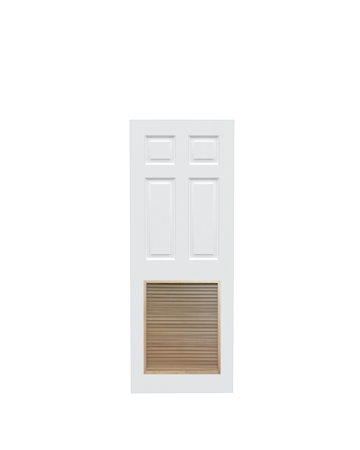 Smooth Slab with Louver Insert