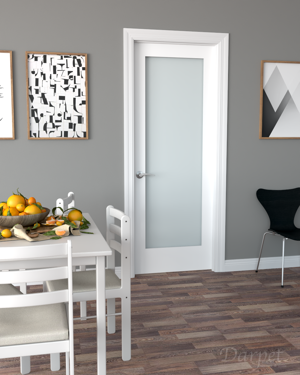 Shaker glass door deals white