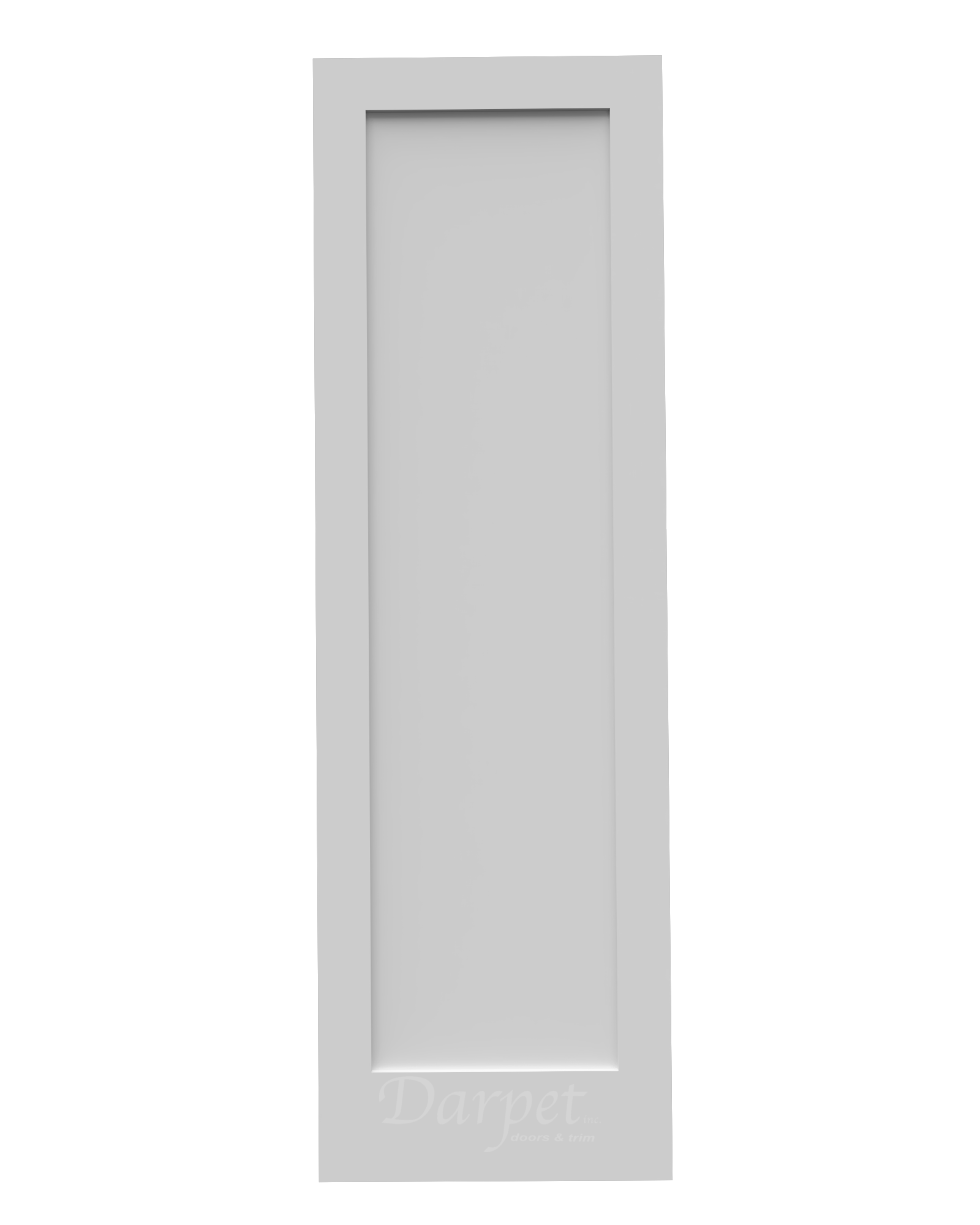 1 Panel Flat Shaker Primed 8'-0" (96")