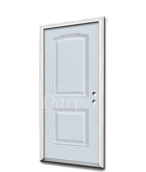 2 Panel Arch Steel Door