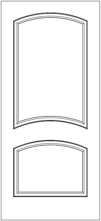 D2050 Carved Interior Door
