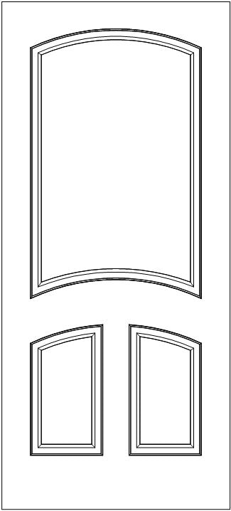 D3040 Carved Interior Door