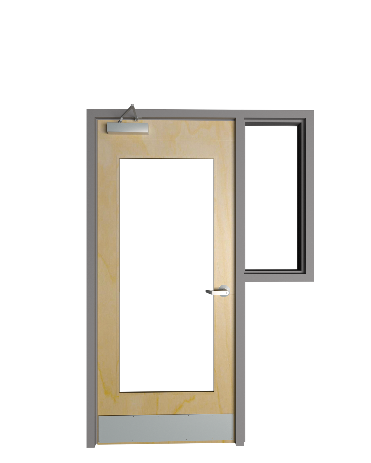 Right Partial Side Lite Frame - Model#RPSL — Darpet Doors & Trim