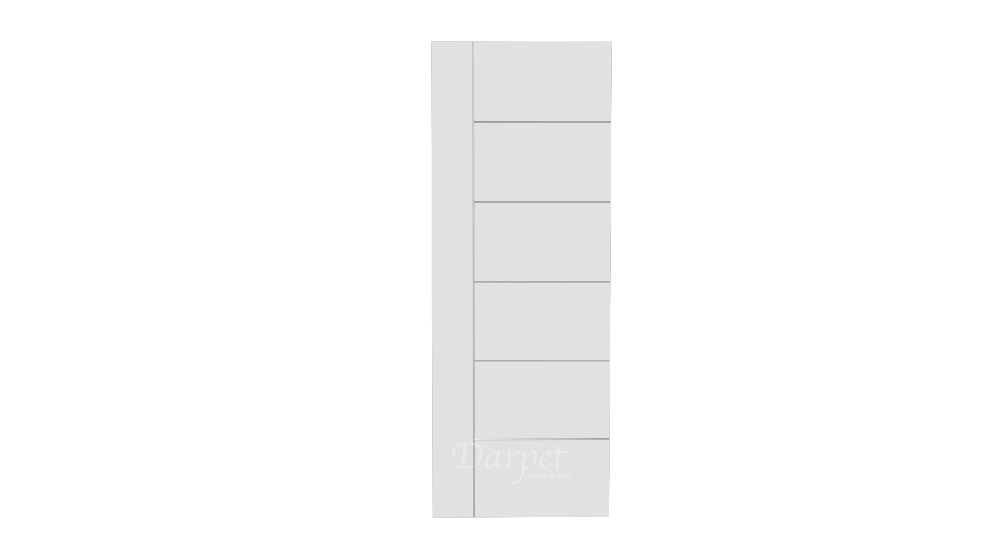 Aria Primed Groove Interior Door 6'-8" (80")